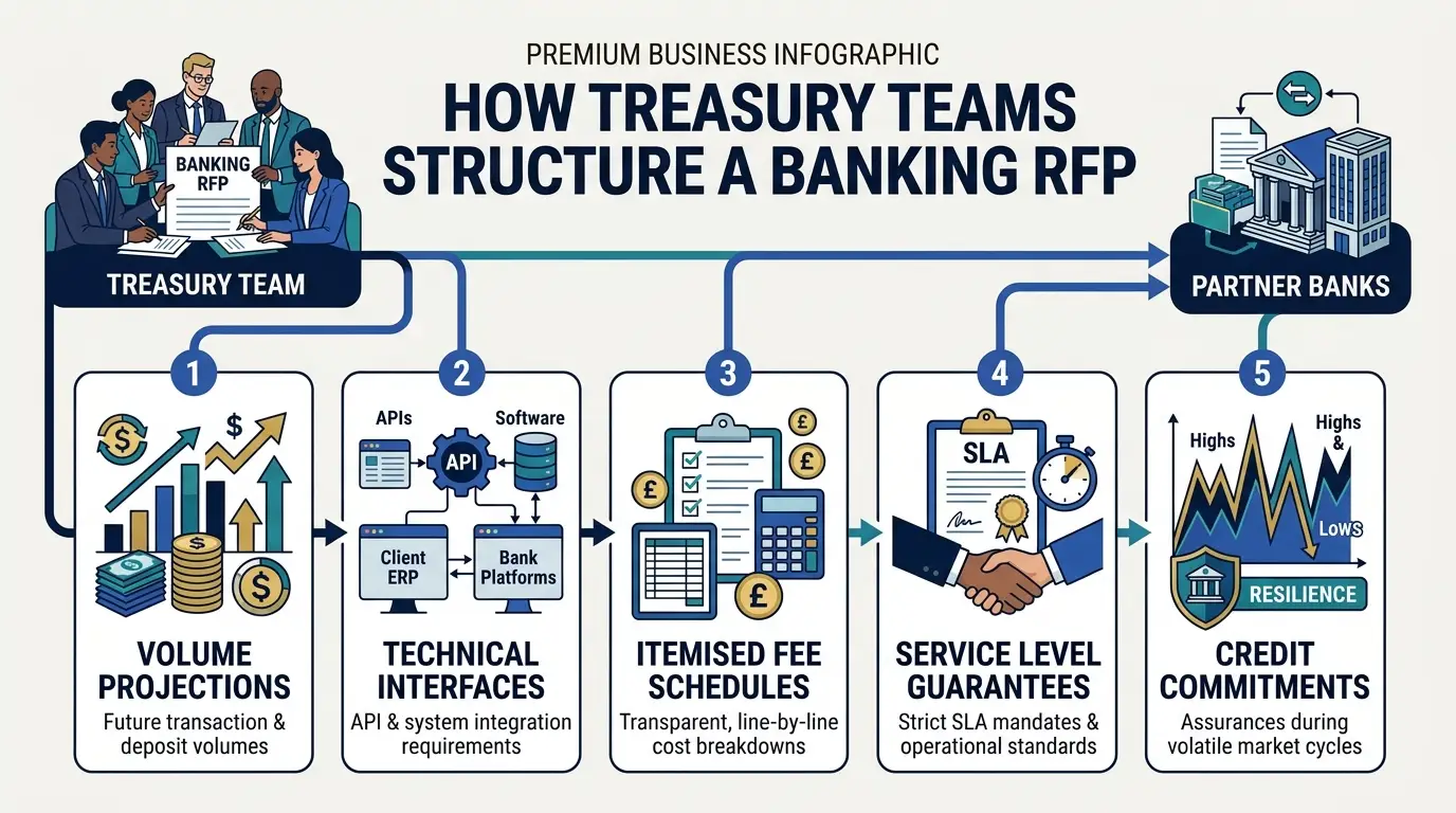 How Do Treasury Teams Structure a Request for Proposal for Banking Services?