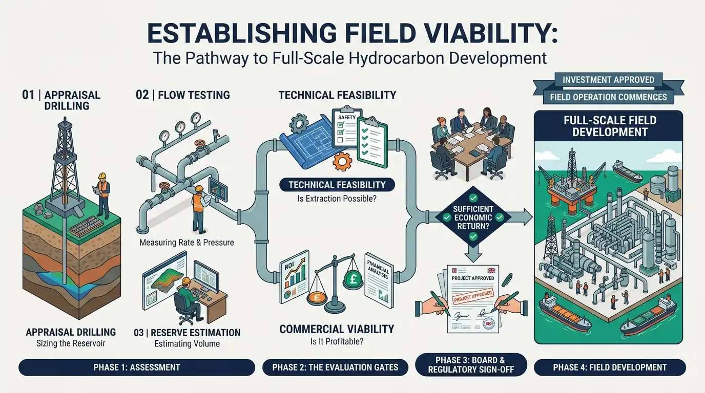 How is technical feasibility and commercial viability established before reclassification?