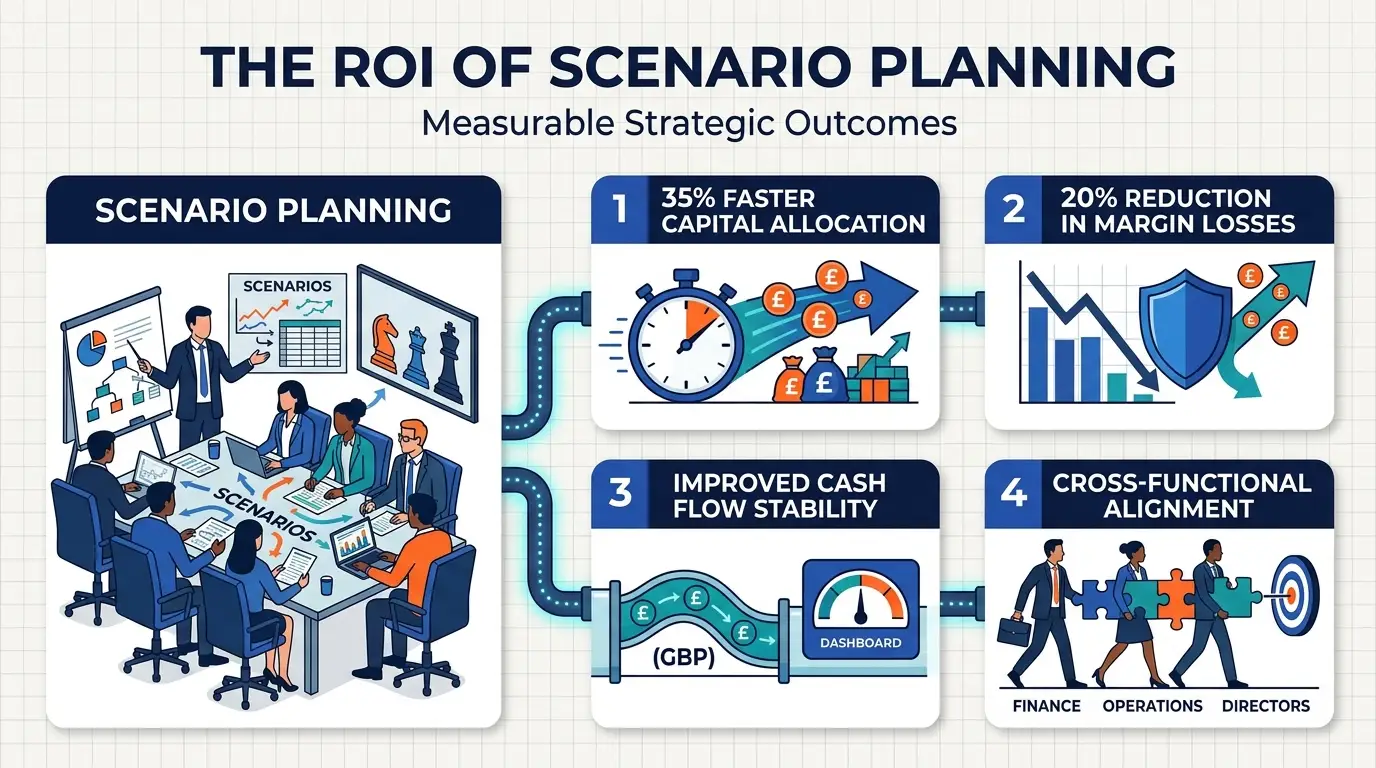 What Are the Business Benefits and Measurable Outcomes of Scenario Planning?