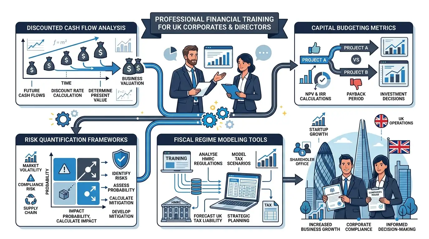 What core components and financial frameworks drive successful asset valuation training?