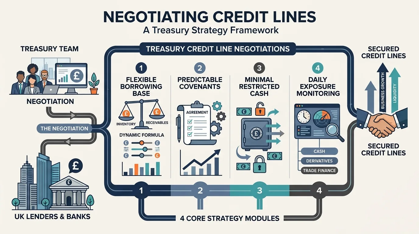 How Should Energy Treasury Teams Approach Credit Line Negotiation and Counterparty Exposure?