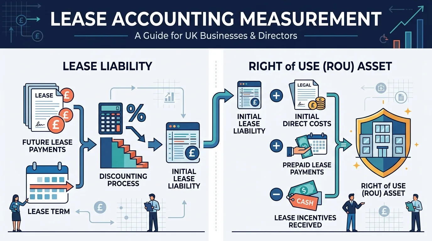 How do companies measure right of use assets and lease liabilities for offshore equipment?