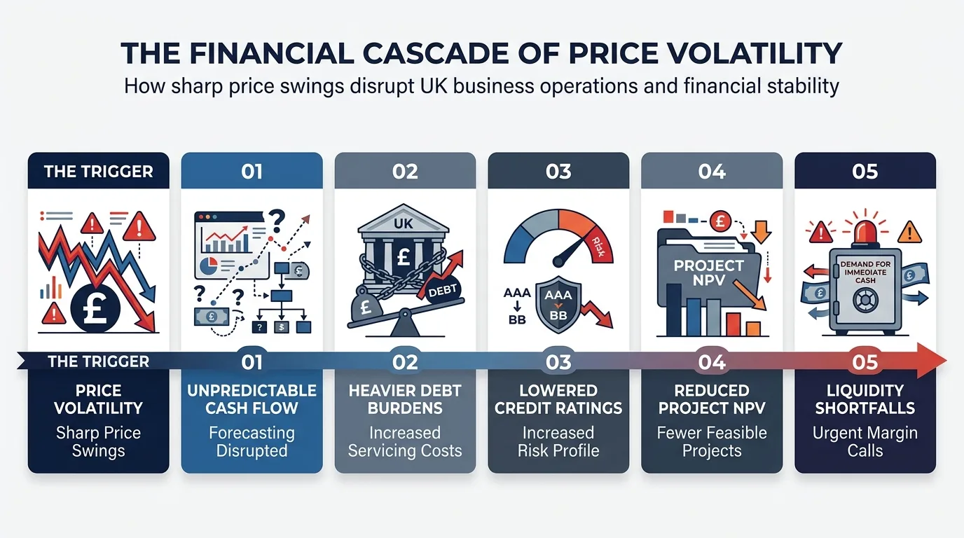 How Does Price Volatility Impact Corporate Financial Stability?