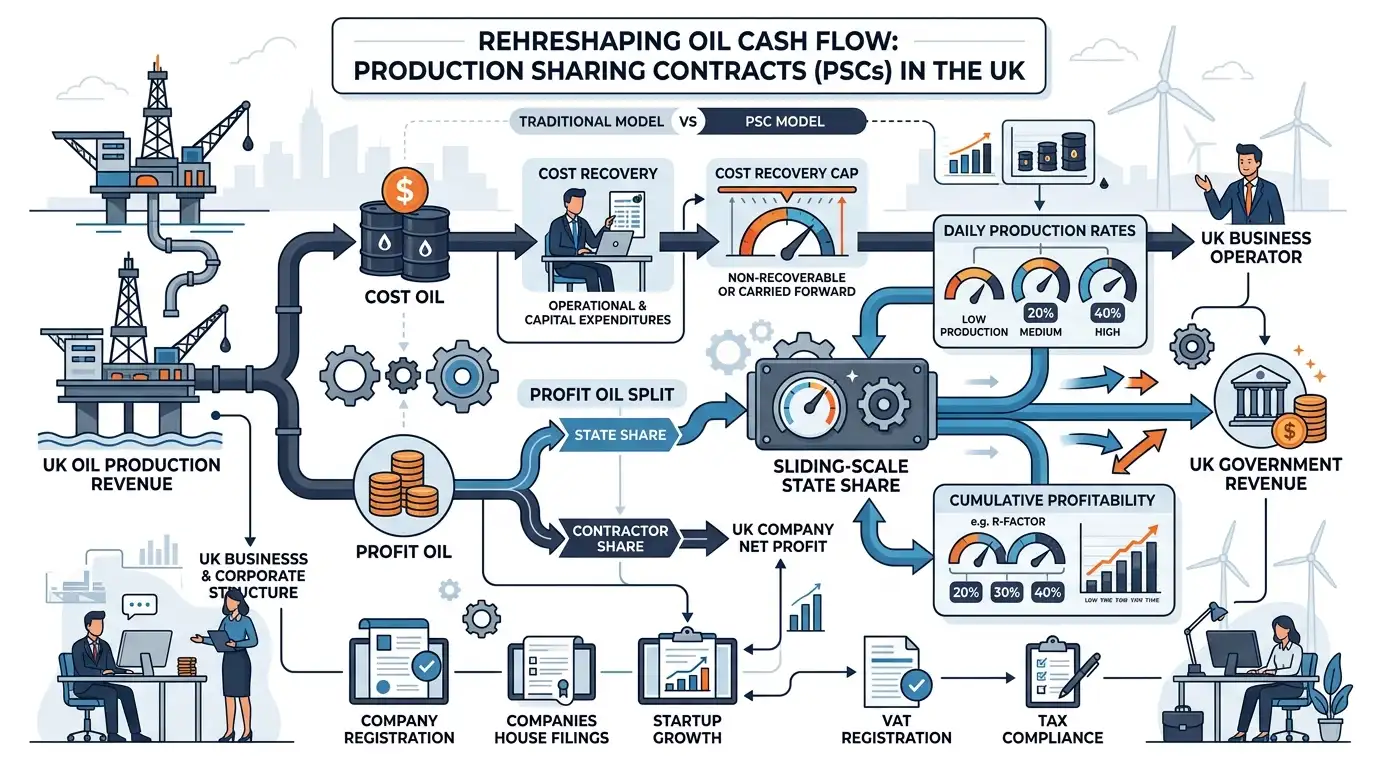 How Do Production Sharing Contracts Alter Traditional Cash Flow Metrics?
