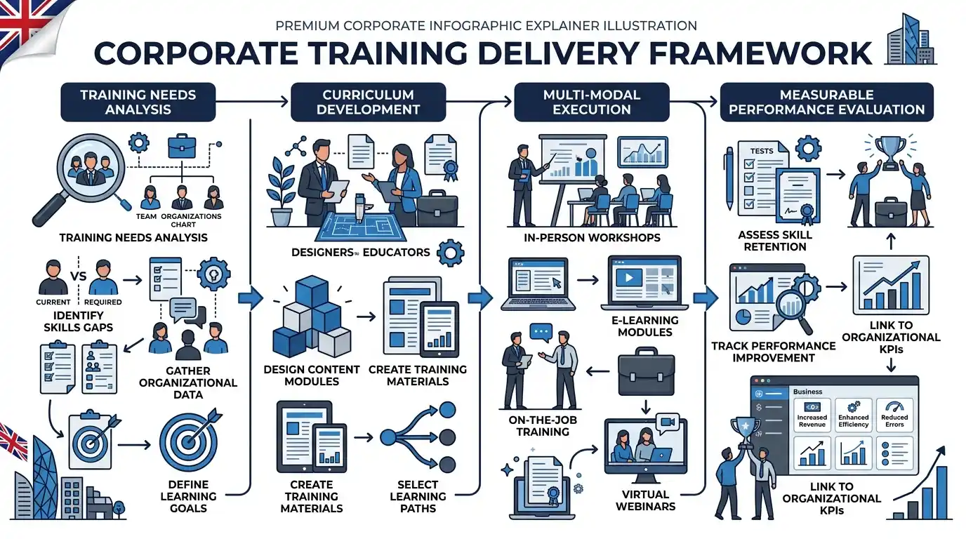 How Is Commercial Training Designed and Delivered in Corporate Environments?