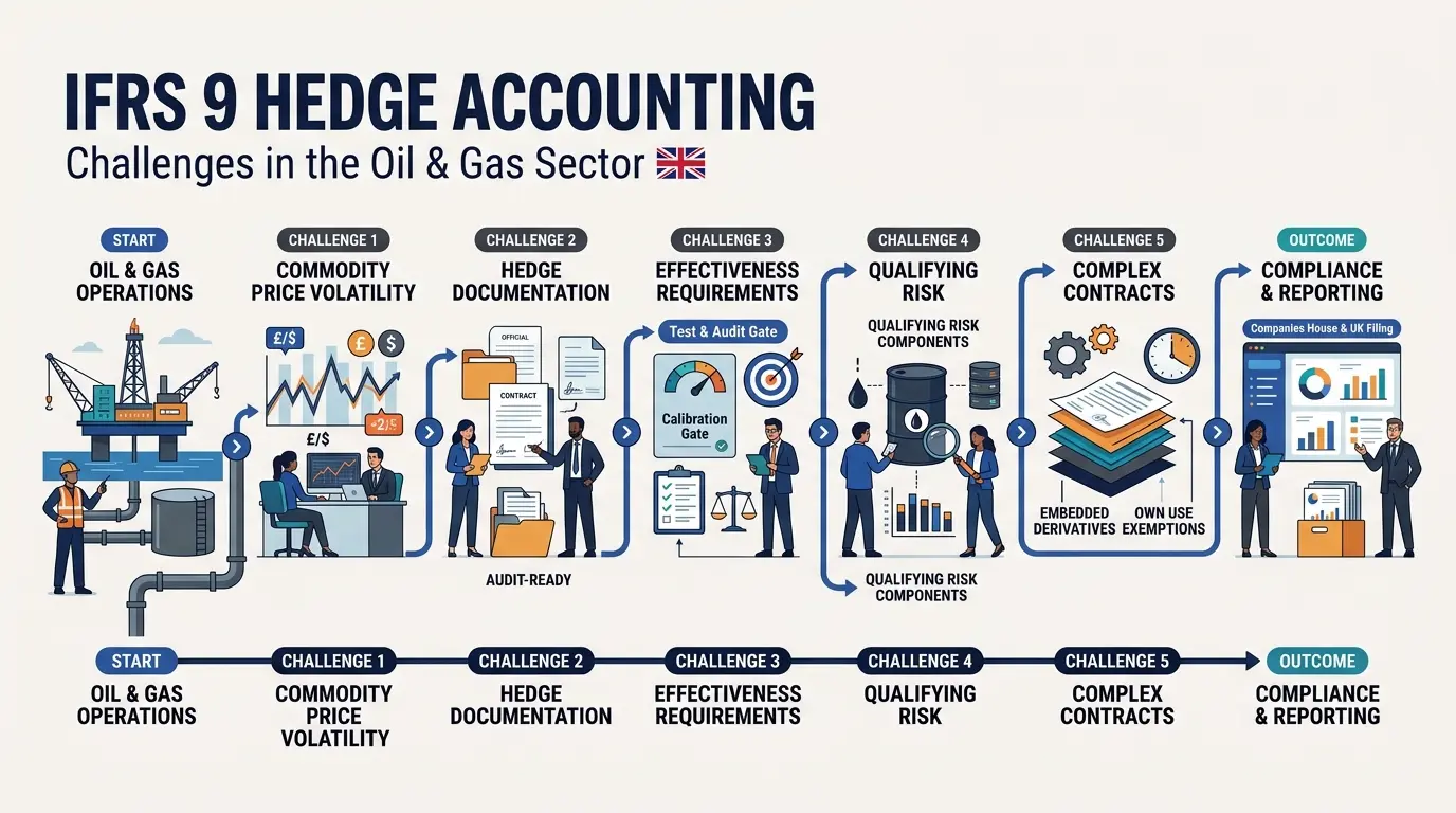 What Are the Primary IFRS 9 Hedge Accounting Challenges in Oil and Gas?