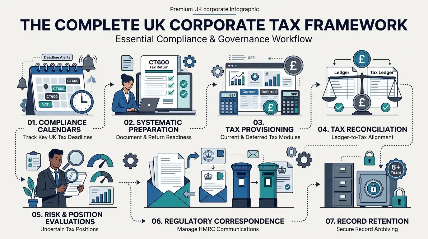 What Key Components Form a Complete Corporate Tax Framework?