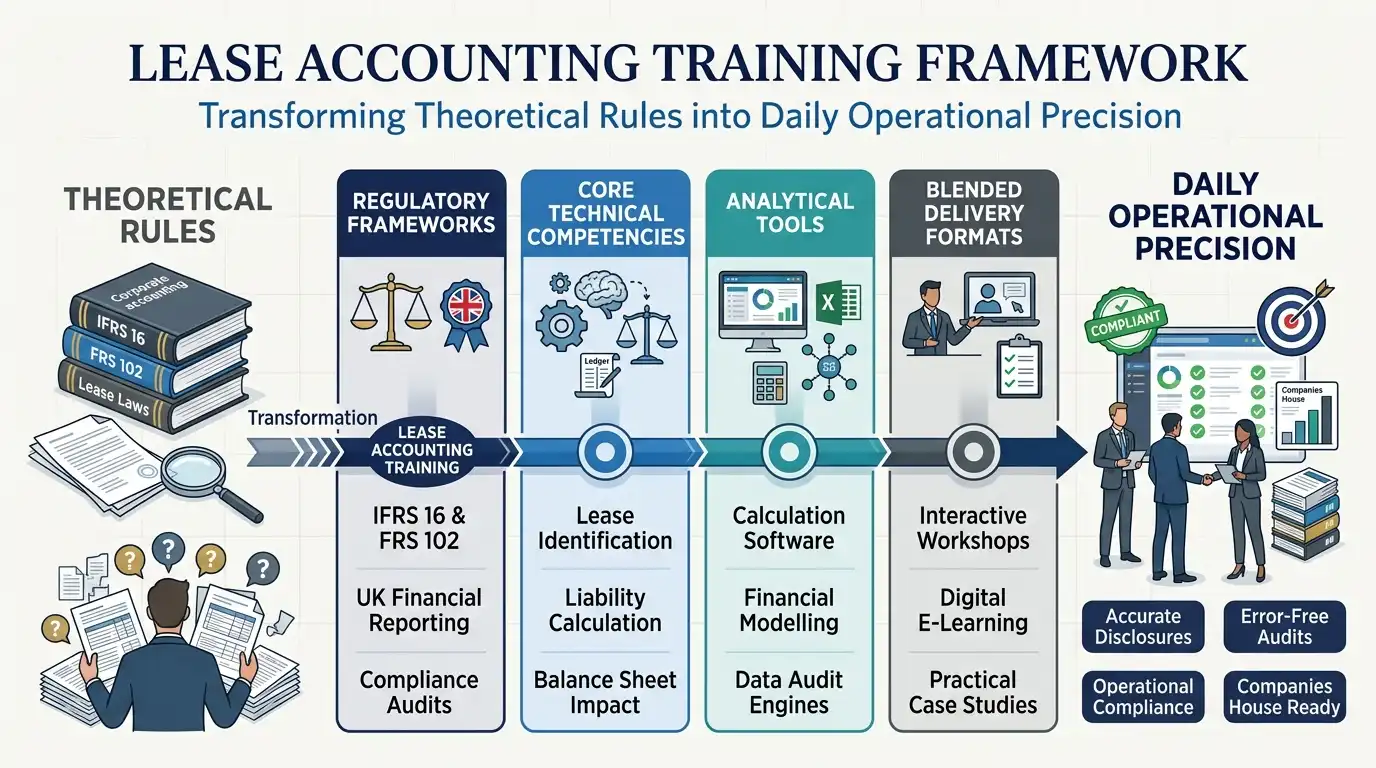 What Key Components, Skills, and Frameworks Does Lease Accounting Training Include?
